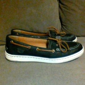 women's Sz 8 Sperry leather top siders